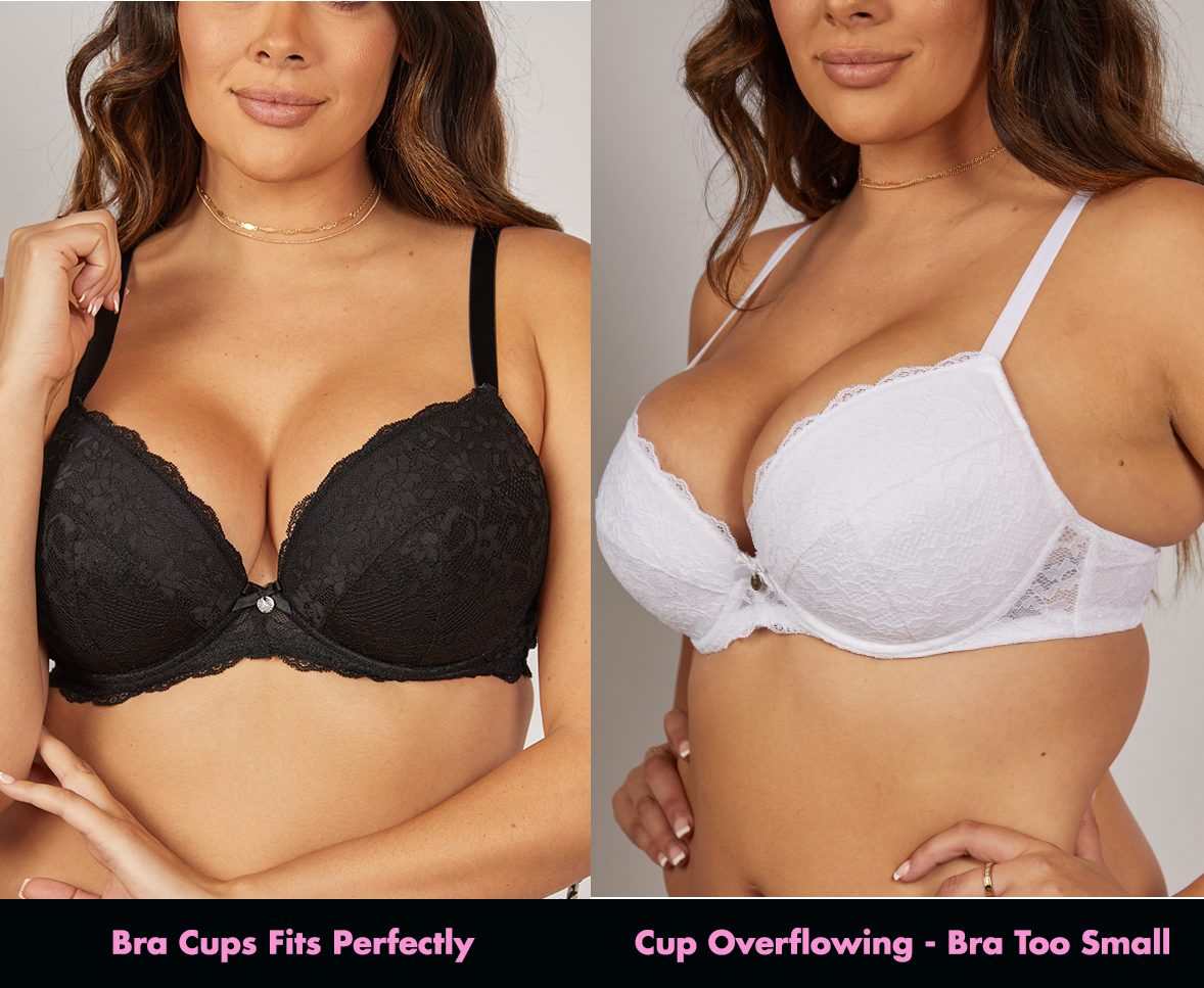 How should bra cups fit?